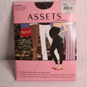 SPANX Assets Marvelous Mama Maternity Lucky Leggings Size 3 NWT Brown Medium